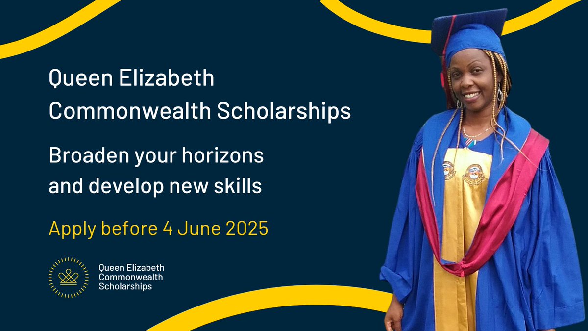 🗓There are just 2 weeks left to apply for a Queen Elizabeth Commonwealth Scholarship! ⏰ 

Let us know how studying a Master’s degree abroad will help you tackle challenges in your community.  
 
Apply by 4 June for your chance to become a #QECS Scholar! buff.ly/gYIzv0j