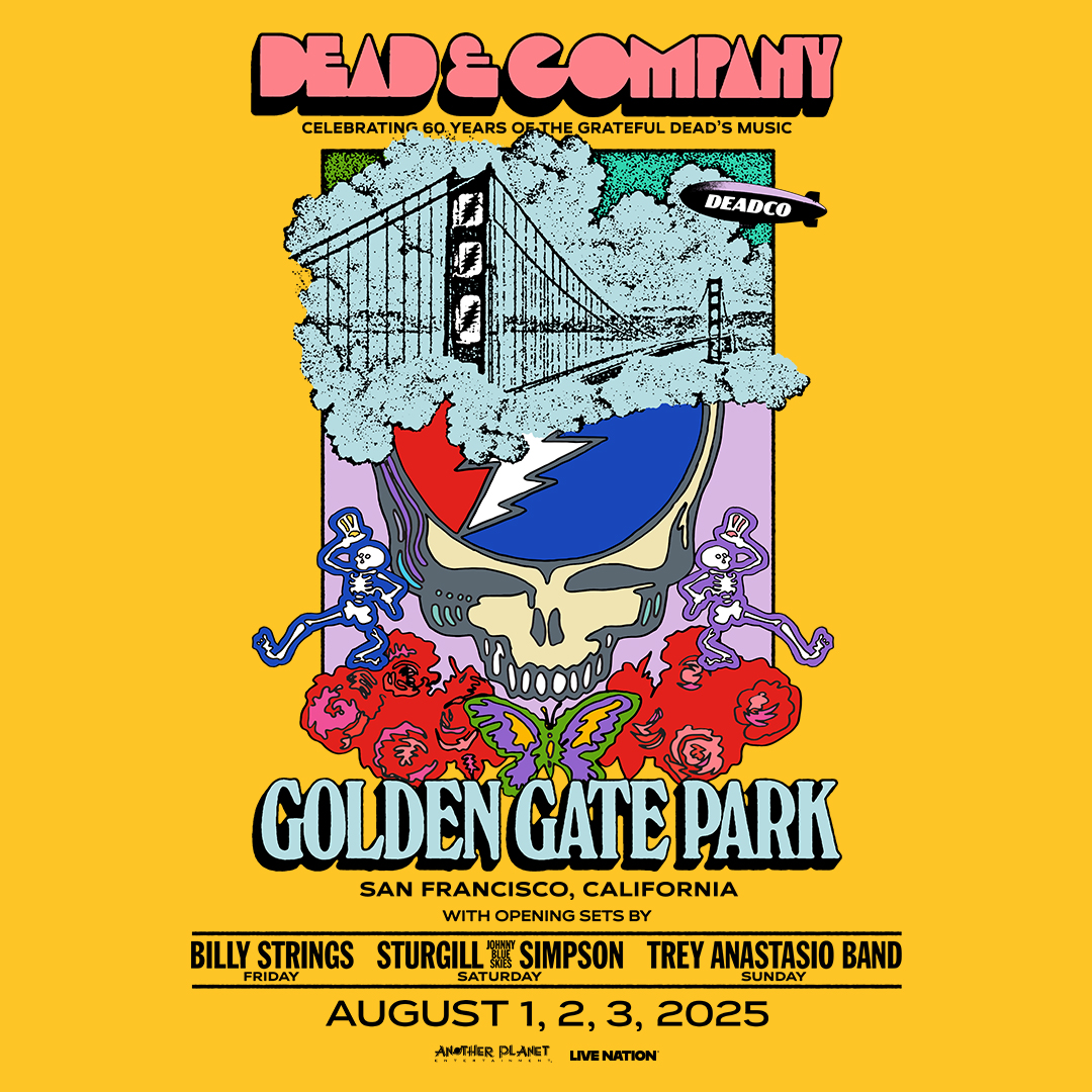Billy Strings (@billystrings) on Twitter photo We are beyond Grateful to be supporting <a href="/deadandcompany/">Dead & Company</a> on August 1st at Golden Gate Park 🌹 Join us in celebrating 60 Years of the music of The Grateful Dead!
The presale for 3-day tickets begins Wednesday, May 28 at 10am PT, and the general on sale begins Friday, May 30 at We are beyond Grateful to be supporting <a href="/deadandcompany/">Dead & Company</a> on August 1st at Golden Gate Park 🌹 Join us in celebrating 60 Years of the music of The Grateful Dead!
The presale for 3-day tickets begins Wednesday, May 28 at 10am PT, and the general on sale begins Friday, May 30 at