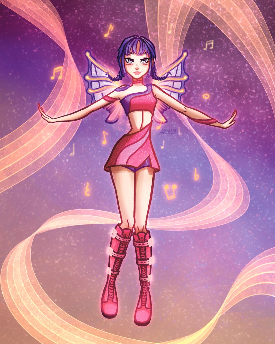 Amayart_'s tweet photo. ๐ง Here's my fanart of Musa from the Winx Club Reboot! ๐ต
#winxclub #WinxReboot #WINX #musareboot #musawinx https://t.co/7tjJnNdExb