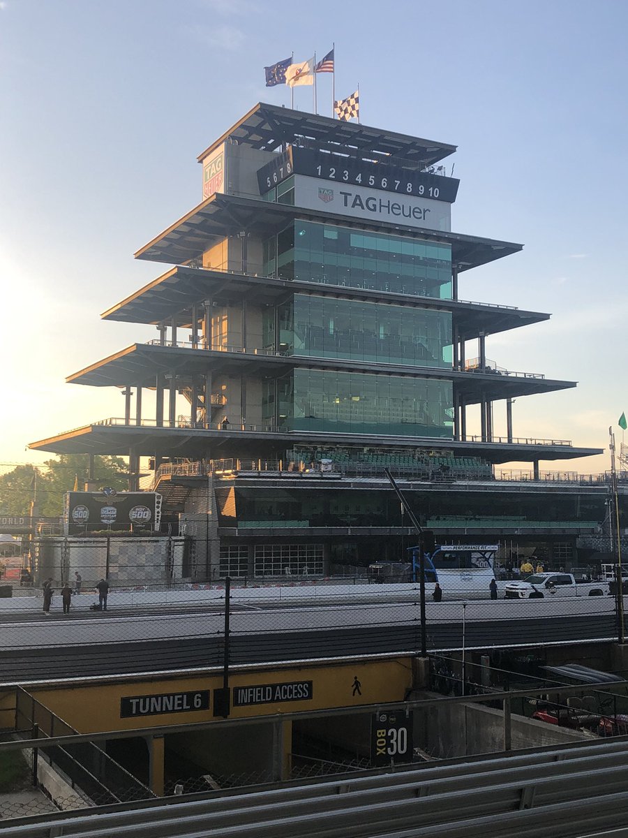 0Helms2's tweet photo. See you in three days and 9hrs at 6am @SpeedwayPagoda #ItIsMay #109thrunning #Indy500 with 400,000+ of my friends https://t.co/odtCEdDDXB