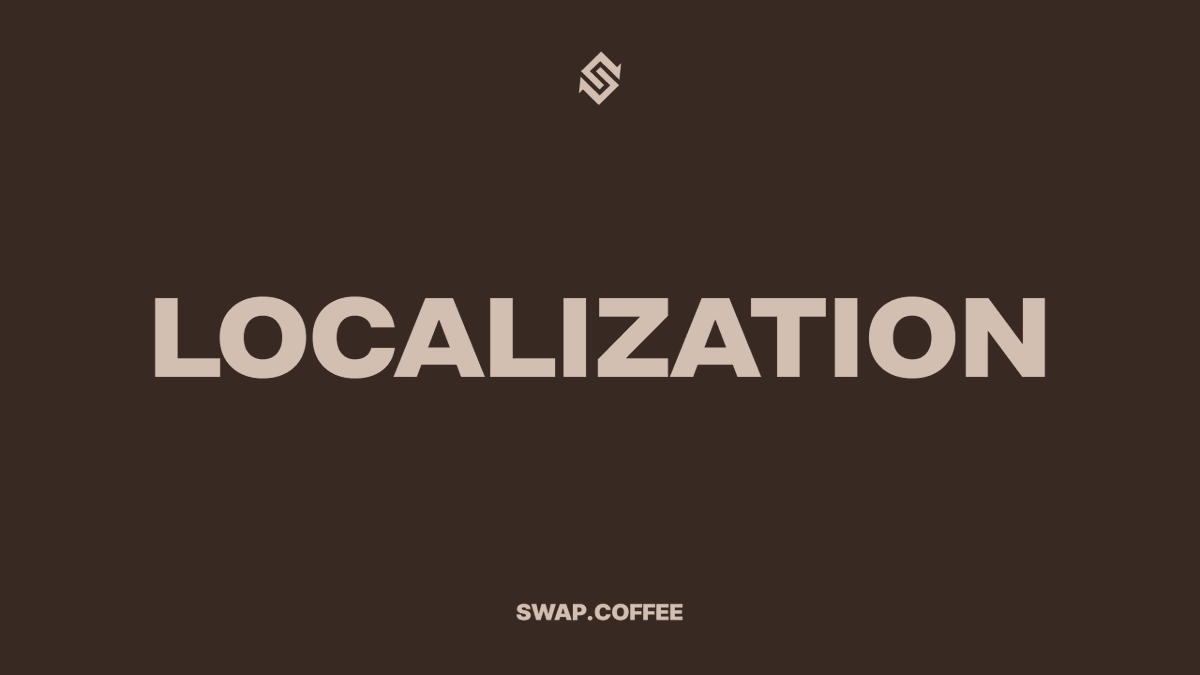 Anyone can now contribute to swap.coffee localization 🤘

We’ve opened a public localization repository on GitHub. If you spot a typo, awkward phrasing or just want to improve a translation — feel free to suggest changes. Any improvements are welcome, from fixing