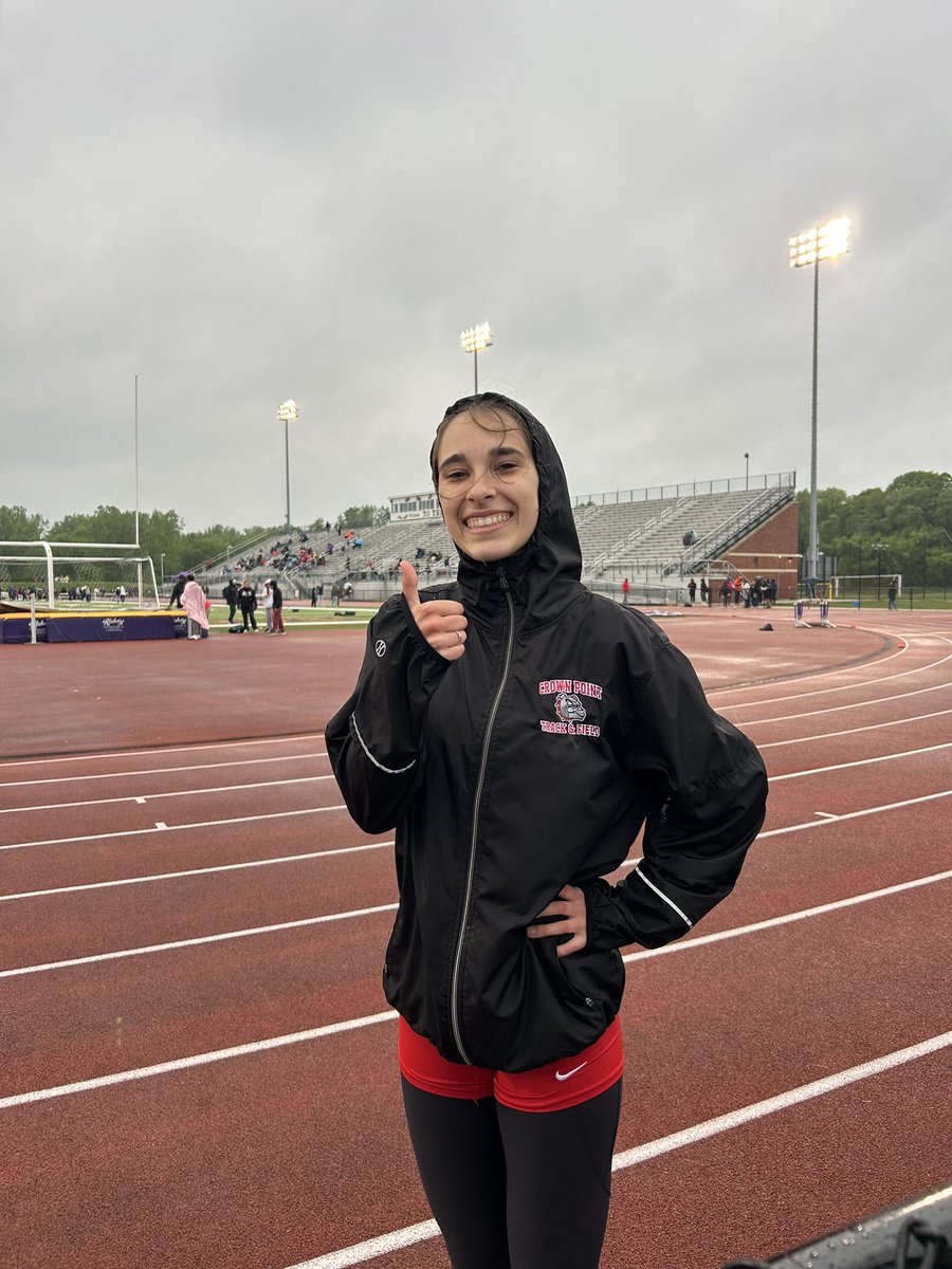 Congratulations to Elisa for winning the high jump sectional at Hobart last night! The weather was terrible but you handled it like a pro!! Next stop regionals!