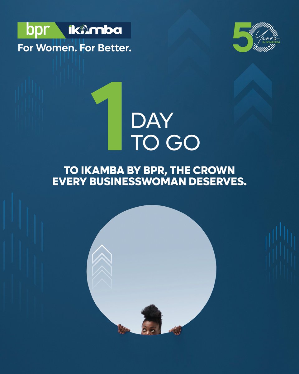 BPRbankrw's tweet photo. Ikamba by BPR is almost here! Watch this Space!
#ForWomenForBetter https://t.co/2XtzToX8dA