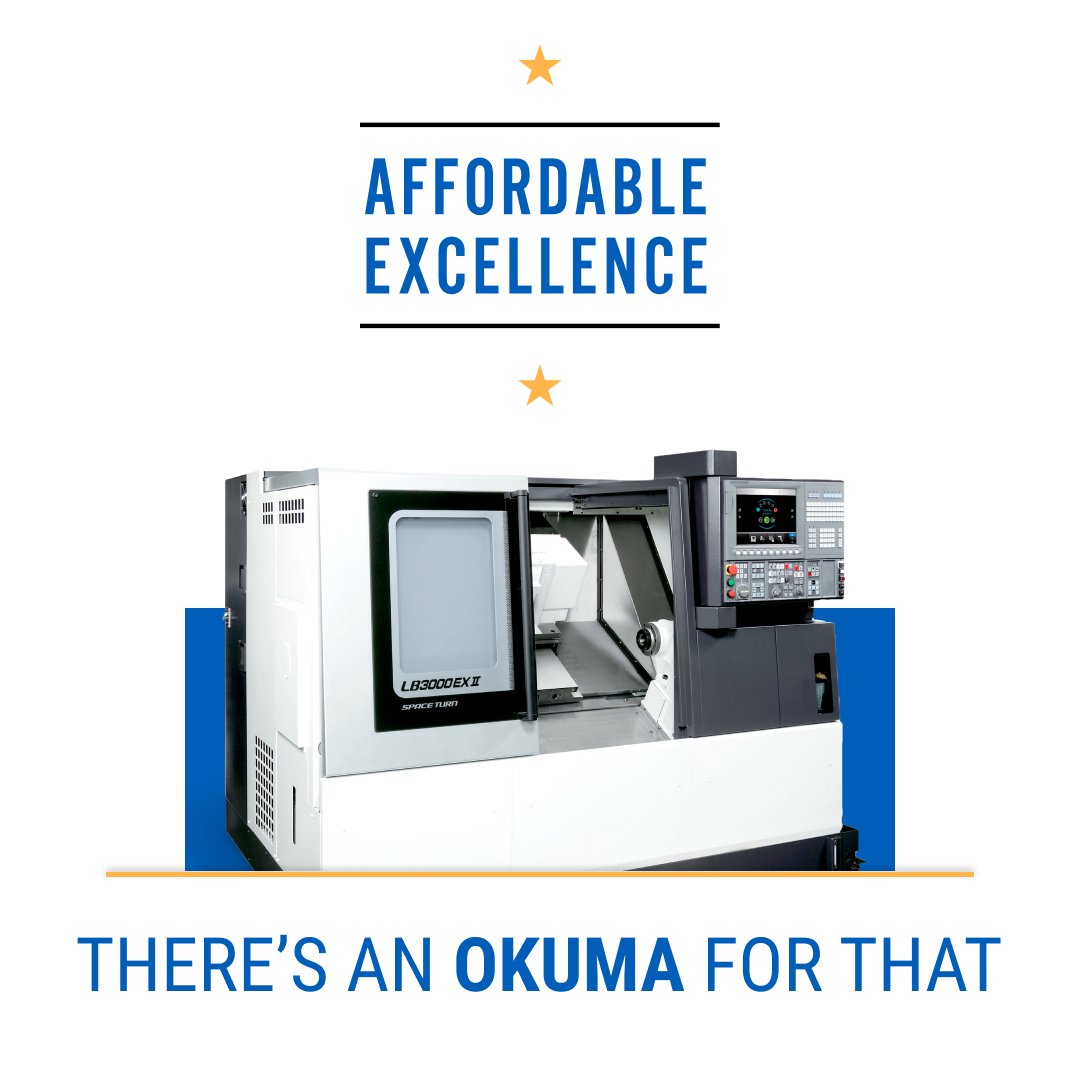 Our Affordable Excellence line, including the best-selling LB3000 EX II and GENOS M560-V, has machines in stock and ready to ship!

f.mtr.cool/orcekhddes

#AffordableExcellence #AffordablePrecision #SmartManufacturing #ManufacturingSolutions #ExcellenceMadeEasy