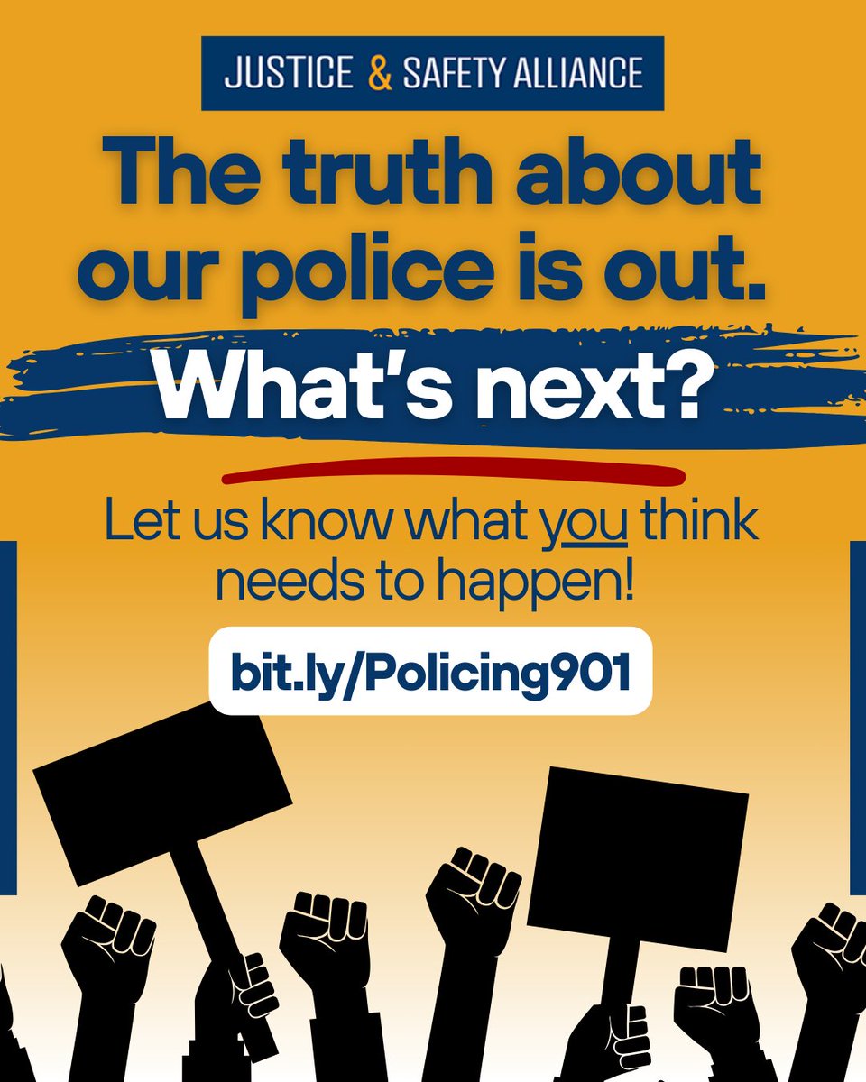 Trump's DOJ can't erase the truth: the Memphis Police Department has a practice of violating constitutional rights, especially with Black people, youth, and people in mental health crisis.

What do you think about MPD and the way forward? 

Let us know! bit.ly/Policing901
