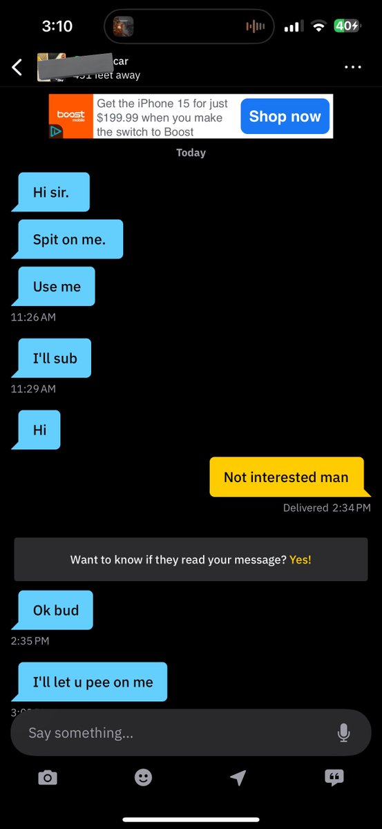 Do you know what language he speaks? :)