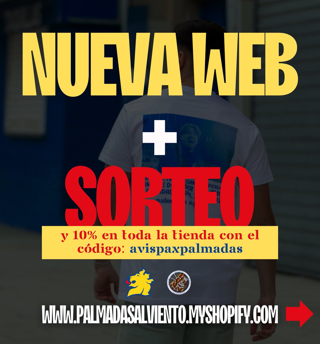 PalmadasRZ's tweet photo. ¡Palmadas al Viento ya tiene su nueva 𝐖𝐄𝐁 para que te hagas con tu 𝐜𝐚𝐦𝐢𝐬𝐞𝐭𝐚 𝐝𝐞 𝐂𝐫𝐢𝐬𝐭𝐢𝐚𝐧!

🔗 https://t.co/wkbBavWBfW

🥳 Para celebrarlo, hemos activado un sorteo en INSTAGRAM gracias a @AvispaAlmogavar

➖ Tienes un 10% de descuento esta semana

¡Participa! https://t.co/9Rfa7et6N3