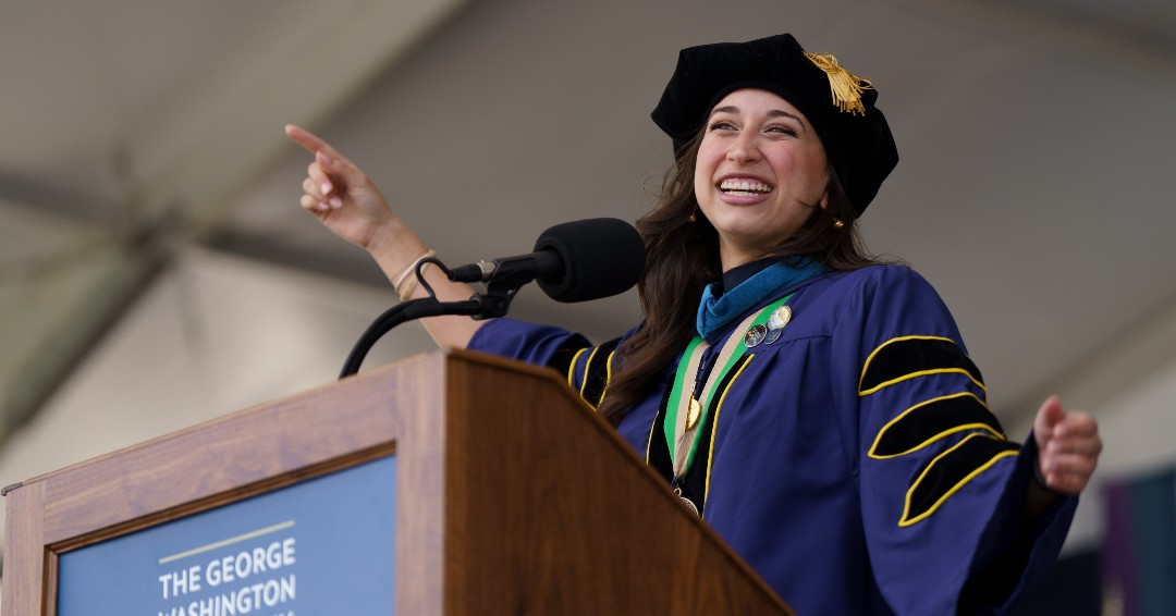 GWSMHS's tweet image. Cheers to all of our incredible #GWSMHS graduates and their friends and families!

We are proud to be part of your journeys and can&apos;t wait to see how you continue to raise high! 💛💙🎓

#GWCommencement #CelebrateGWSMHS