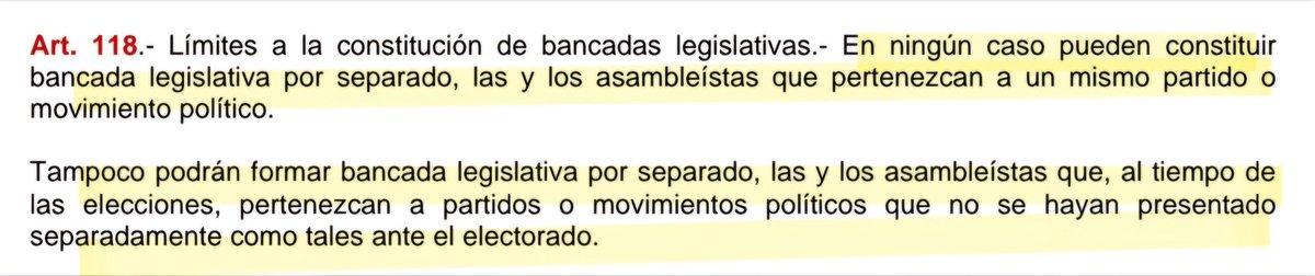 De gana judicializan las decisiones de la <a href="/AsambleaEcuador/">Asamblea Nacional</a>. El juez debería mandarles a leer el articulo 118 de la LOFL sustituido por artículo 118 de Ley No. 0, publicada en Registro Oficial Suplemento 326 de 10 de Noviembre del 2020 : Lean, es gratis ⤵️