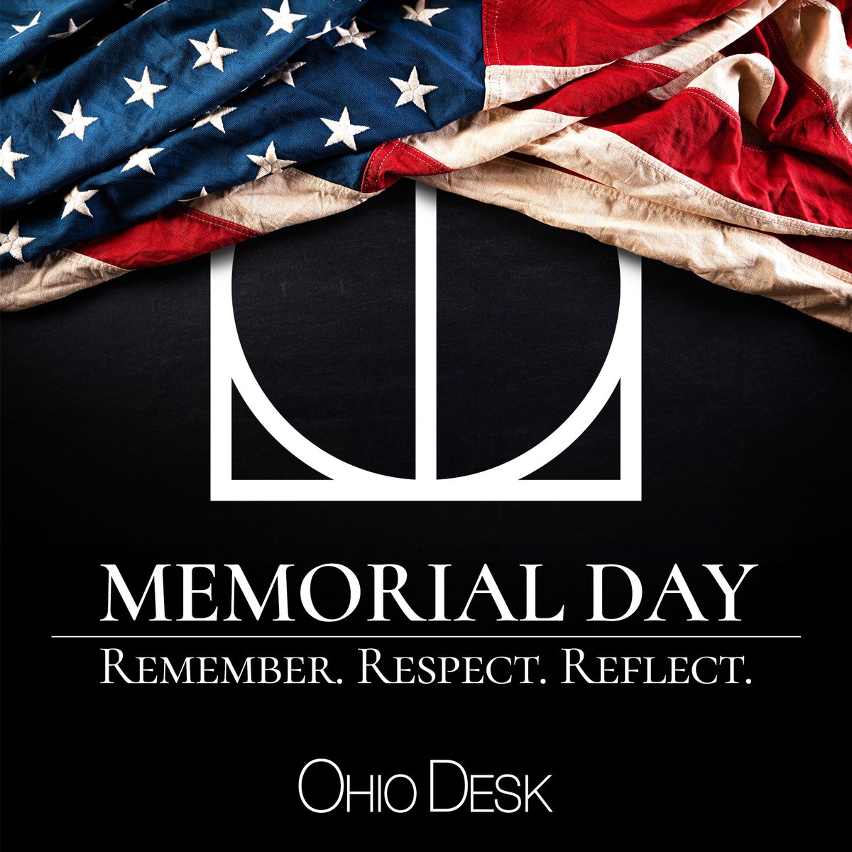 OhioDesk's tweet photo. Today, we pause to honor the heroes who made the ultimate sacrifice for our nation. At Ohio Desk, we are proud to recognize their courage and dedication. Today and every day, we are grateful for the freedoms they fought to protect.  #OhioDesk #MemorialDay #WeRemember https://t.co/SXpjrlD0b3