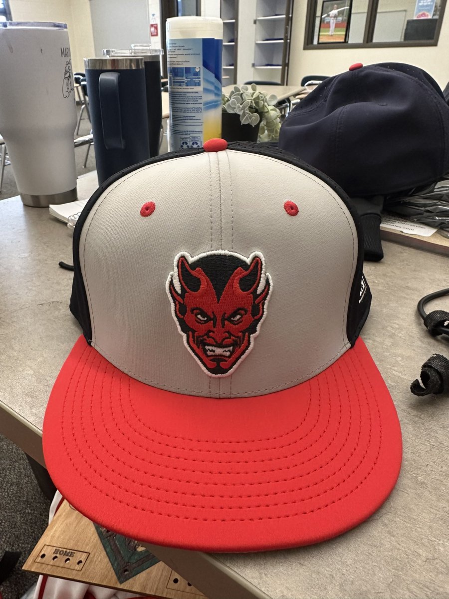 WMHSRedDevils's tweet image. New Varsity Away game hats for the 2026 season came in🔥