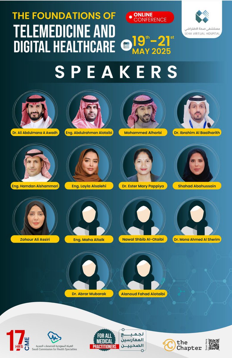the_Chapter_'s tweet image. ختامًا...
انتهت فعاليات مؤتمر Telemedicine and Digital Healthcare بعد ثلاثة أيام من الحوار العلمي والتجارب الرائدة في الرعاية الرقمية

نشكر المتحدثين الكرام، الحضور المميّز، وشركاء النجاح في المستشفى الافتراضي على دعمهم المستمر🤍

إلى لقاء قريب ✨

#TheChapter  #Telemedicine2025