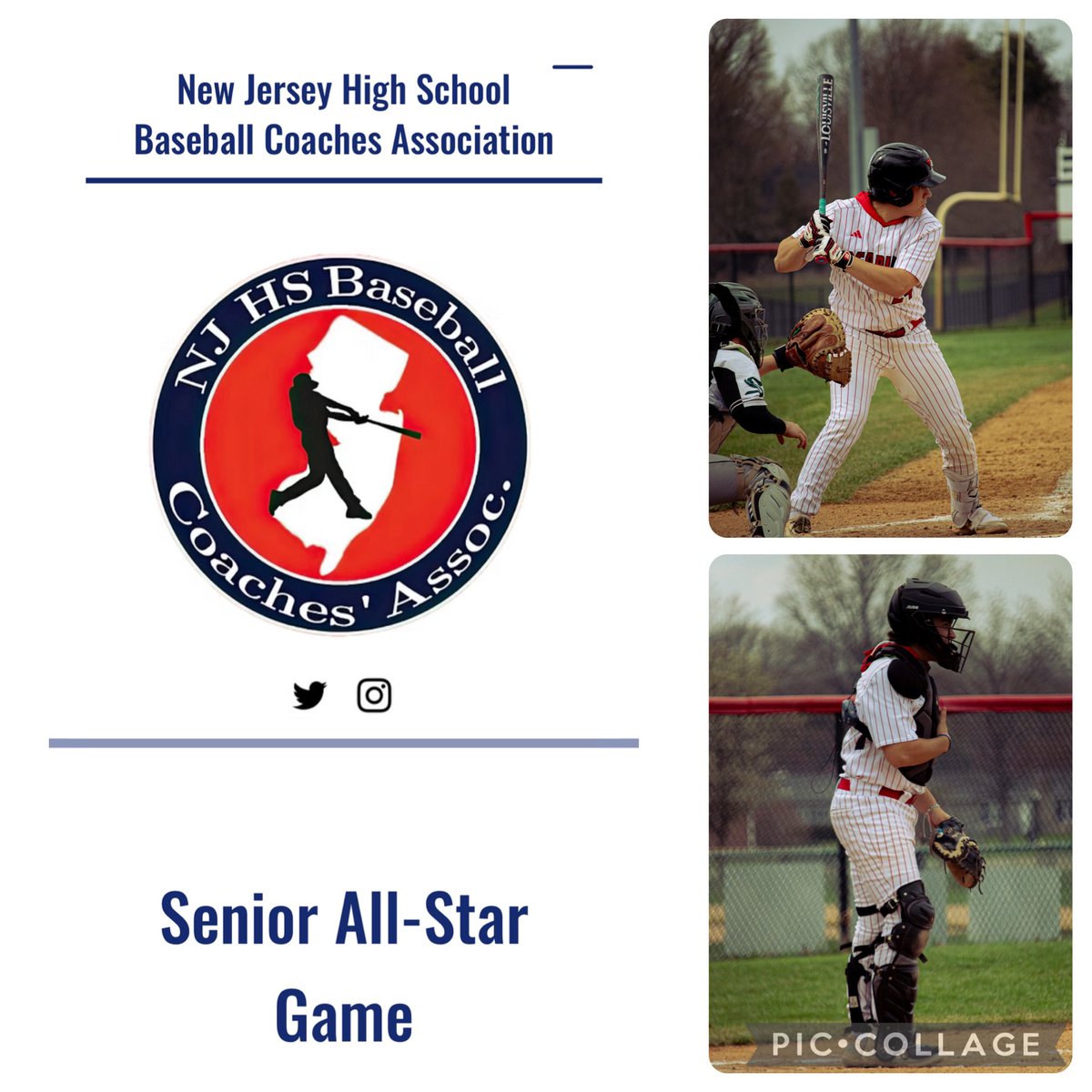 Big day for <a href="/DominickInzilla/">Dominick Inzilla</a> Congratulations for being selected as one of the Top 100 Seniors in NJ!  Dom will participate in the Senior All Star Game on 6/9.  Good luck 🍀