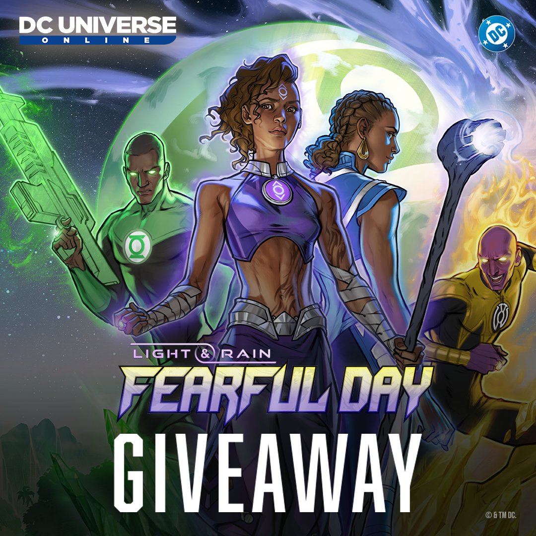 Celebrate the release of Fearful Day with a giveaway!
⁣🔹To enter, visit the link below
🔹 20 winners will receive 2500 Loyalty Points
🔹 Deadline: 5/28/2025 10am PT

🔗 loom.ly/v_zHkOI
 
*No purchase necessary. Void where prohibited. Sponsored by Daybreak Games.

#DCUO