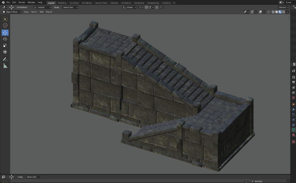 RekeshGaal's tweet image. WIP 
Continuing to create 3d models for the temple! 🧱

This is one of the new ones I created today! ⚒️

#blender3d #DarkFantasy #IndieGame #horrorgame #indiedev #devlog #3dmodeling #gameAsset #ゲーム制作 #solodev #gamedev #jogos