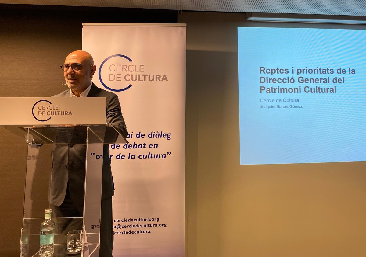 Arxiu Nacional (@arxiunacional) on Twitter photo #SomPatrimoni 📂 | Hem assistit a la conversa del director general de <a href="/patrimonigencat/">Patrimoni</a> @qborras, convidat pel <a href="/cercledecultura/">Cercle de Cultura</a> i <a href="/museolegs/">Associació de Professionals de la Museologia</a>, on ha exposat els reptes i prioritats en la gestió d'un patrimoni cada dia més proper a la ciutadania 👥
💬 gen.cat/4k0lf1v #SomPatrimoni 📂 | Hem assistit a la conversa del director general de <a href="/patrimonigencat/">Patrimoni</a> @qborras, convidat pel <a href="/cercledecultura/">Cercle de Cultura</a> i <a href="/museolegs/">Associació de Professionals de la Museologia</a>, on ha exposat els reptes i prioritats en la gestió d'un patrimoni cada dia més proper a la ciutadania 👥
💬 gen.cat/4k0lf1v