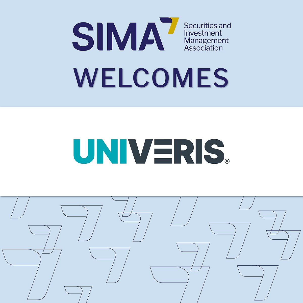 We’re pleased to welcome <a href="/UniverisCorp/">Univeris</a>, which joins us as an affiliate member! 

We invite qualifying fund-management and dealer firms as members and professional firms and back-office system providers as affiliates. Want to know more? Reach out to member-services@sima-amvi.ca