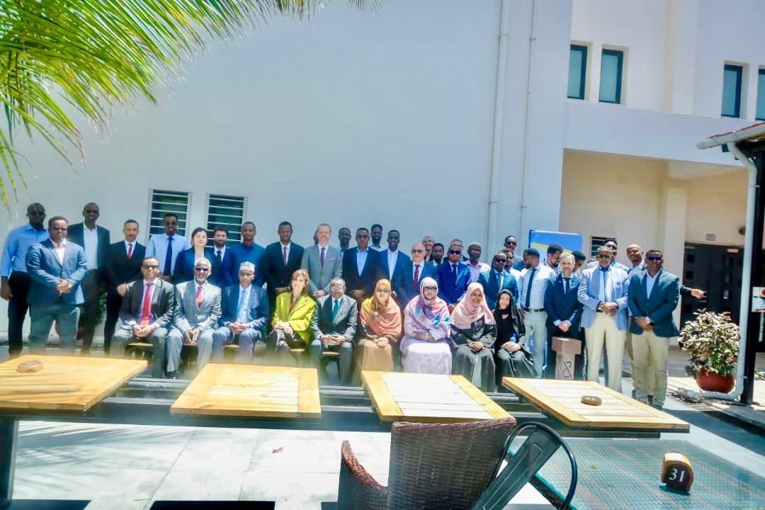 Ministry of Environment & Climate Change ๐ธ๐ด (@moecc_somalia) on Twitter photo H.E. Lt. Gen. <a href="/BashirMJ/">Lt. Gen. Bashir Mohamed Jama</a>, Minister of Environment & Climate Change, spoke at the GEED Programme launch and first Steering Committee on 21 May 2025 in Mogadishu. He thanked the EU and German Cooperation for their continued support to the Somali people.
The Minister noted that GEED H.E. Lt. Gen. <a href="/BashirMJ/">Lt. Gen. Bashir Mohamed Jama</a>, Minister of Environment & Climate Change, spoke at the GEED Programme launch and first Steering Committee on 21 May 2025 in Mogadishu. He thanked the EU and German Cooperation for their continued support to the Somali people.
The Minister noted that GEED