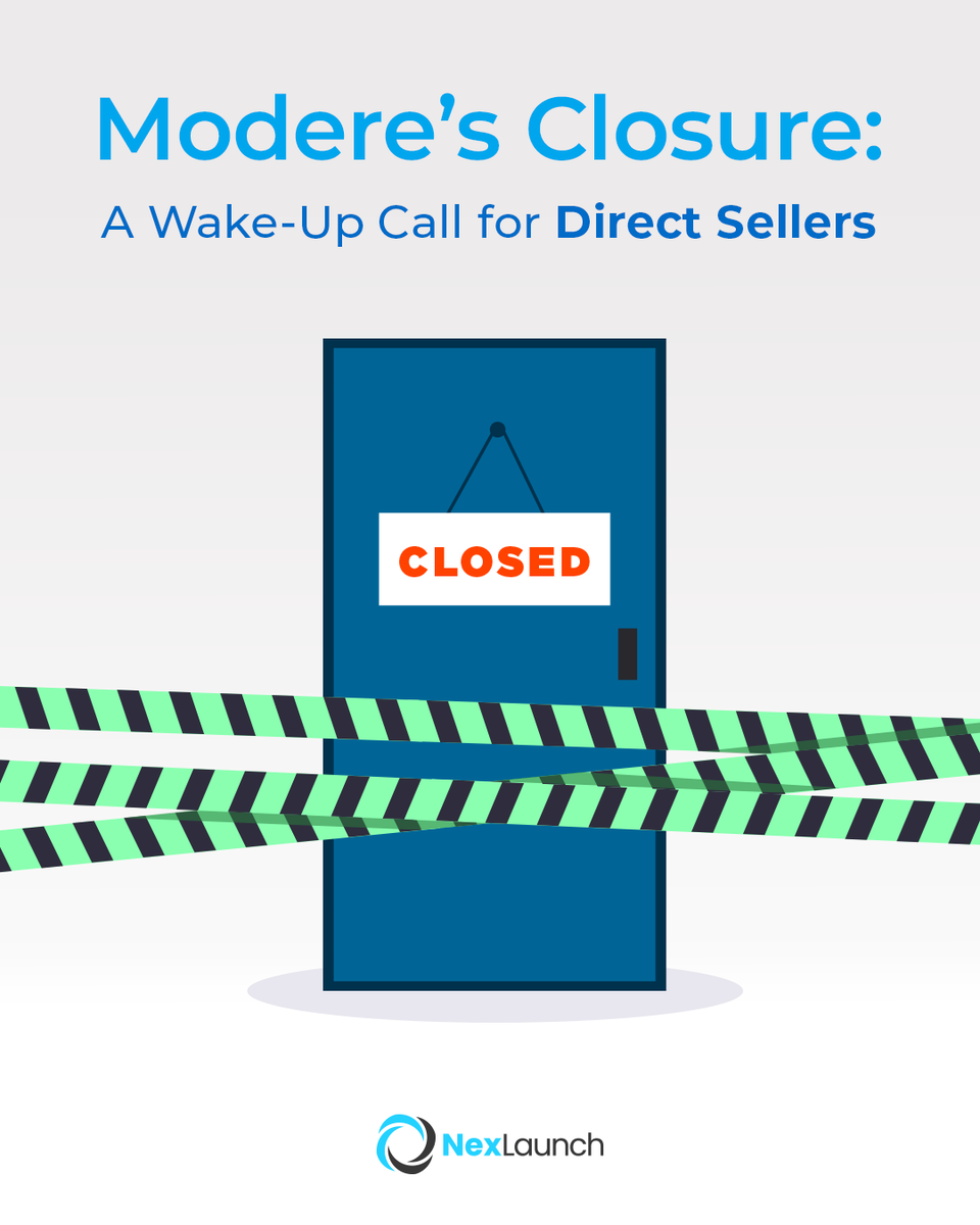 Modere’s shutdown reveals key challenges every #directseller must know. 📷
Stay prepared and build a stronger future. 📷 nexlaunch.com/modere-closure…