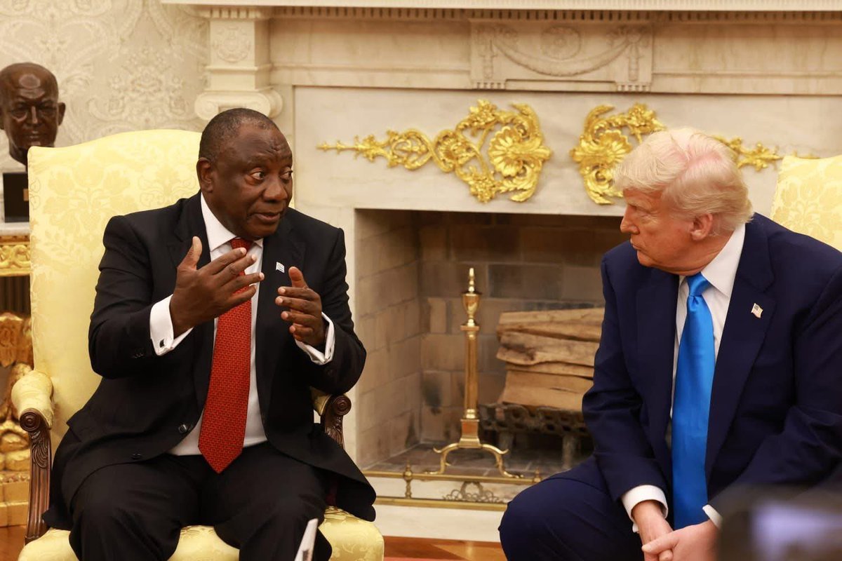 Regardless how things may have unfolded in certain segments of the meeting - kudos to President <a href="/CyrilRamaphosa/">Cyril Ramaphosa 🇿🇦</a> for standing up for his nation and shaping Africas story. It’s not necessary to prove yourself to people that wish to view the world in their own deformed reality.