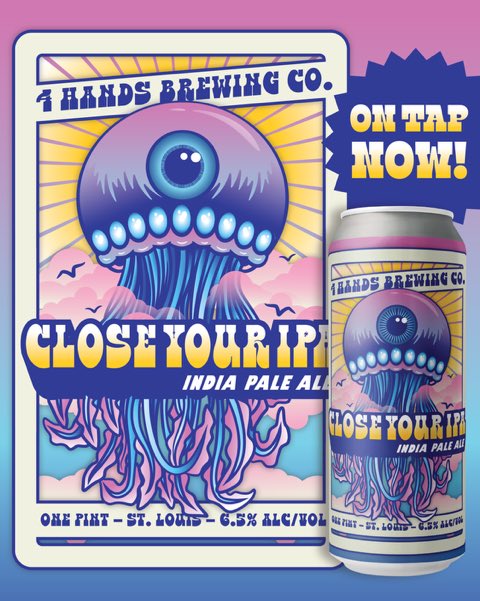 The String Cheese Incident (@sci_official) on Twitter photo 🍺 <a href="/KyleOnKeys/">Kyle Hollingsworth</a> x <a href="/4HandsBrewingCo/">4 Hands Brewing Company</a>
Inspired by "Close Your Eyes", this release is about finding something deeper in music. Close Your IPA will be available on draft only at 4 Hands at The District starting on Thursday, May 22, the day of SCI’s show at The Factory in St. Louis! 🍺 <a href="/KyleOnKeys/">Kyle Hollingsworth</a> x <a href="/4HandsBrewingCo/">4 Hands Brewing Company</a>
Inspired by "Close Your Eyes", this release is about finding something deeper in music. Close Your IPA will be available on draft only at 4 Hands at The District starting on Thursday, May 22, the day of SCI’s show at The Factory in St. Louis!
