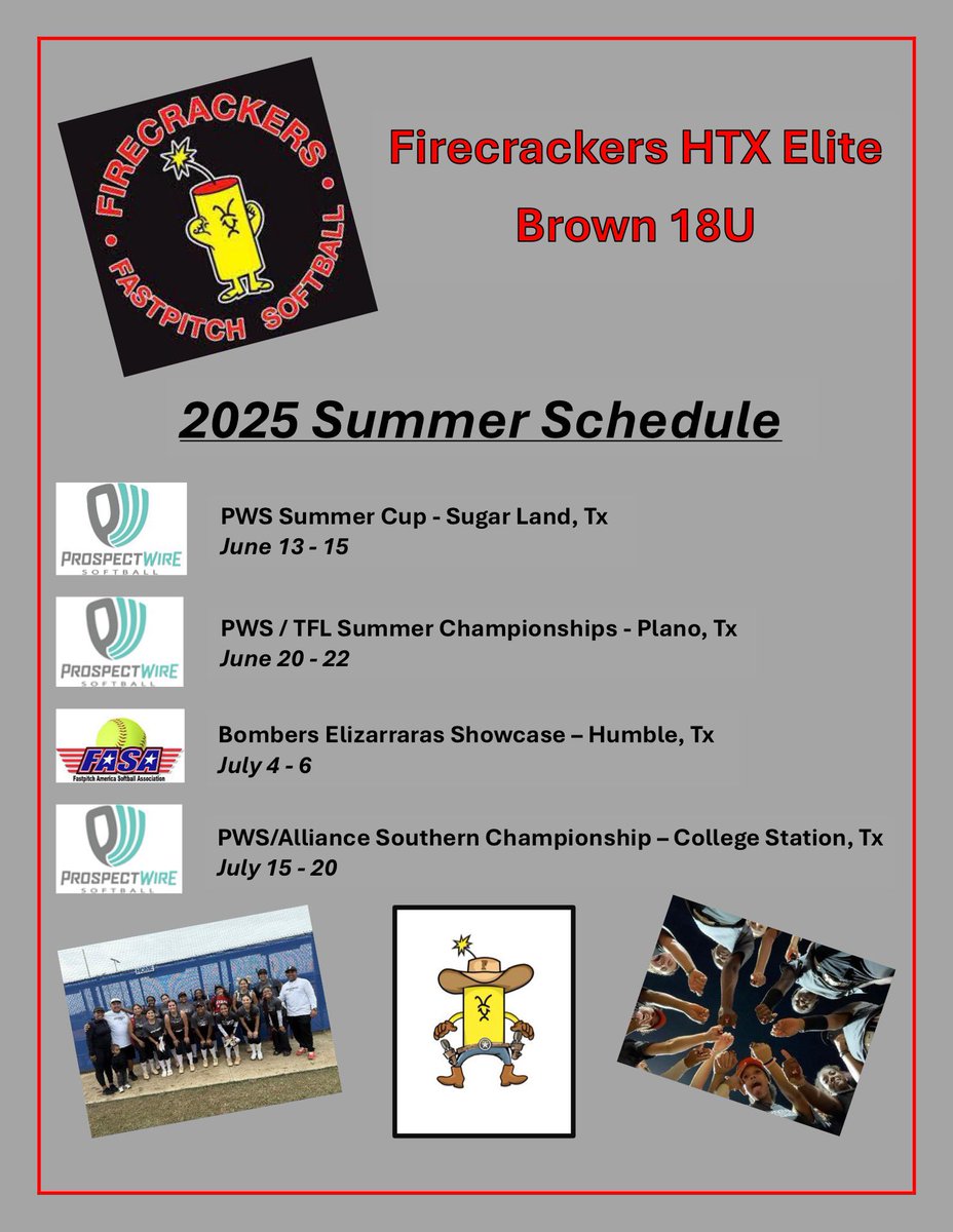 TiffanyRod27's tweet image. My 2025 Summer Schedule!! @FCHTXElite