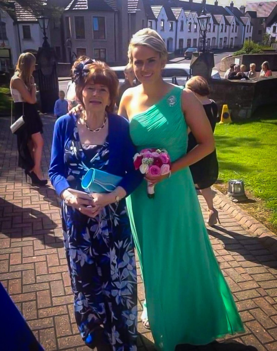 Can you believe this wee woman is 82 in this photo. She's 91 now and still looks amazing. I'd be so lost without my wee granny. She's my best friend and I love her more than anything in the world. So lucky to have her.  🩷#blessed #granny #northernireland
