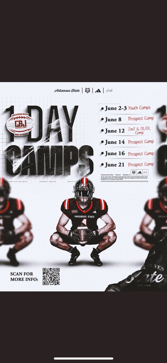Brody Close (@brody_close) on Twitter photo Excited to announce I’ve been invited to <a href="/AStateFB/">Arkansas State Football</a> camp! Time to work! Can’t wait to come out and compete. <a href="/Coach_RivWalker/">River Walker</a>
<a href="/AllenTrieu/">Allen Trieu</a> <a href="/JaredLuginbill/">Jared Luginbill</a> <a href="/Bryan_Ault/">Bryan Ault - Midwest Scout</a> <a href="/mickdwalker/">Mick Walker</a> <a href="/Mark__Porter/">ScoutingOhio.com - 247 Sports - Bucknuts</a> <a href="/Coach_Aubiel/">Jaret Aubiel</a> <a href="/Coach_DiAngelo/">Mike DiAngelo</a> <a href="/OhioValleyPreps/">Ohio Valley Preps</a> <a href="/OhioPrepsRivals/">Ohio Preps</a> Excited to announce I’ve been invited to <a href="/AStateFB/">Arkansas State Football</a> camp! Time to work! Can’t wait to come out and compete. <a href="/Coach_RivWalker/">River Walker</a>
<a href="/AllenTrieu/">Allen Trieu</a> <a href="/JaredLuginbill/">Jared Luginbill</a> <a href="/Bryan_Ault/">Bryan Ault - Midwest Scout</a> <a href="/mickdwalker/">Mick Walker</a> <a href="/Mark__Porter/">ScoutingOhio.com - 247 Sports - Bucknuts</a> <a href="/Coach_Aubiel/">Jaret Aubiel</a> <a href="/Coach_DiAngelo/">Mike DiAngelo</a> <a href="/OhioValleyPreps/">Ohio Valley Preps</a> <a href="/OhioPrepsRivals/">Ohio Preps</a>