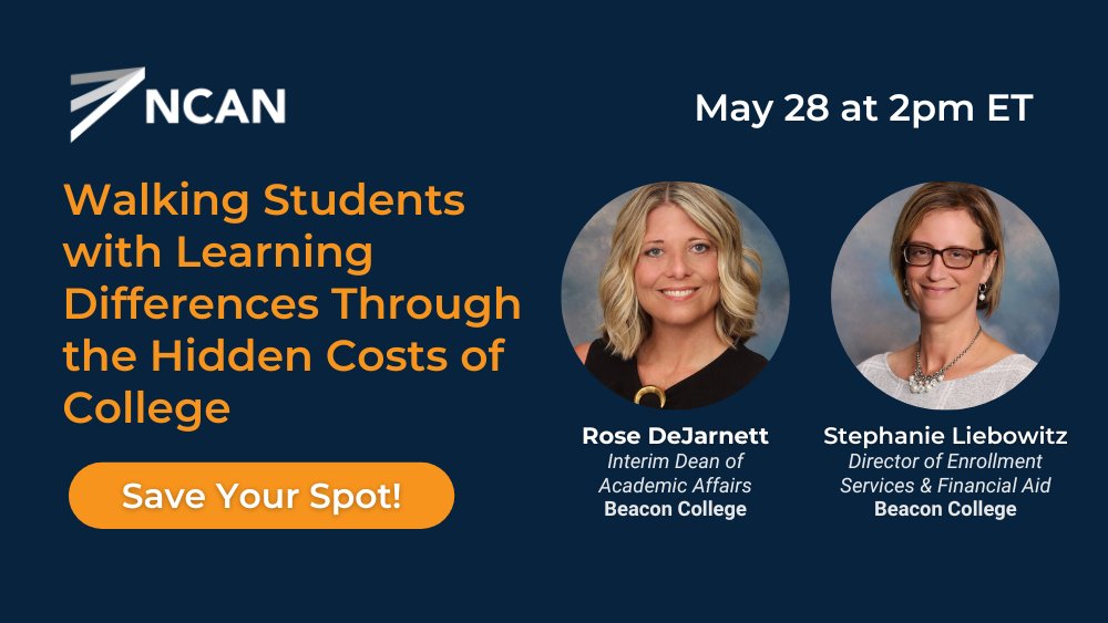 National College Attainment Network (NCAN) (@ncanetwork) on Twitter photo Join the team from <a href="/beacon_college/">Beacon College</a> for this #webinar that will unpack hidden costs & provide strategies to help professionals better guide families in planning for college affordability. Learn more & register: bit.ly/4cn51fH Join the team from <a href="/beacon_college/">Beacon College</a> for this #webinar that will unpack hidden costs & provide strategies to help professionals better guide families in planning for college affordability. Learn more & register: bit.ly/4cn51fH