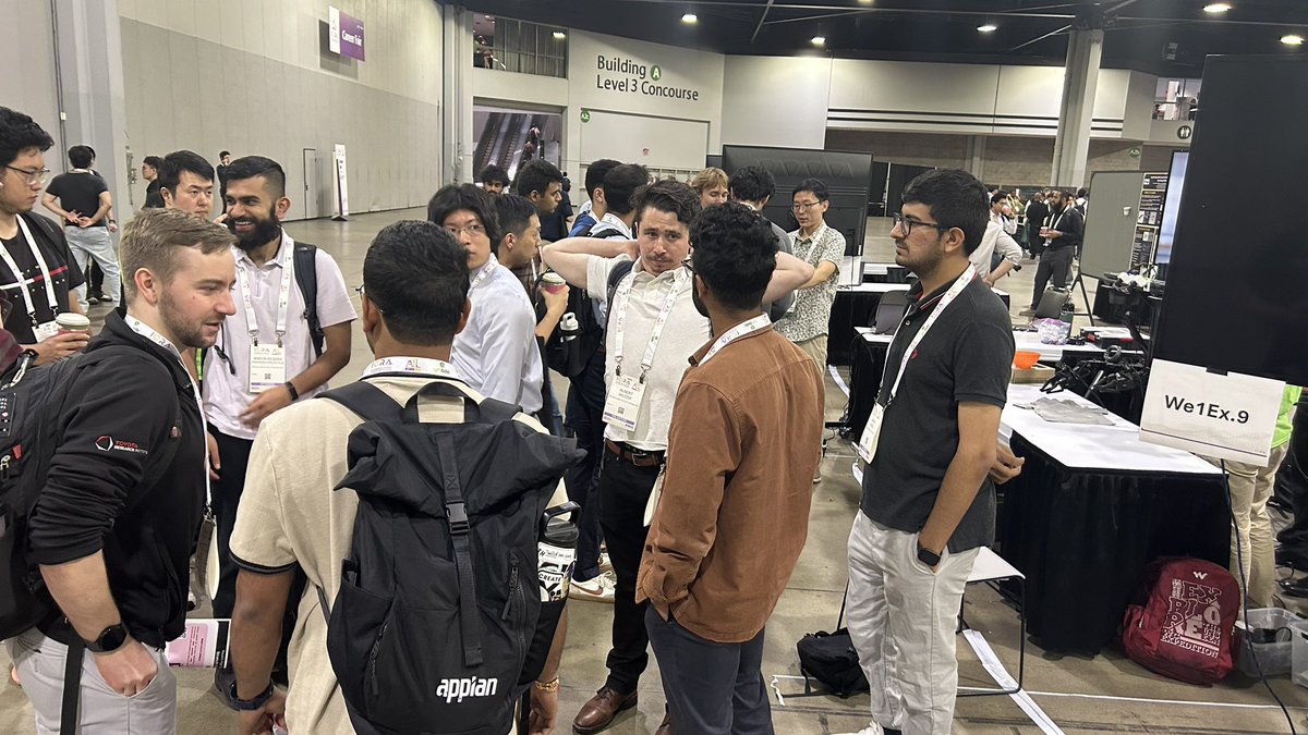 Georgia Tech School of Interactive Computing (@icatgt) on Twitter photo Nice crowd gathering for the Egomimic expo here <a href="/ieee_ras_icra/">IEEE ICRA</a>. A collaboration between <a href="/danfei_xu/">Danfei Xu</a>ās RL2 Lab and <a href="/AIatMeta/">AI at Meta</a>, led by <a href="/simar_kareer/">Simar Kareer</a>. Folks are taking interest and asking questions. Read our #ICRA2025 story on this important work! <a href="/GTrobotics/">Robotics@GT</a>
b.gatech.edu/3ZqEWHs Nice crowd gathering for the Egomimic expo here <a href="/ieee_ras_icra/">IEEE ICRA</a>. A collaboration between <a href="/danfei_xu/">Danfei Xu</a>ās RL2 Lab and <a href="/AIatMeta/">AI at Meta</a>, led by <a href="/simar_kareer/">Simar Kareer</a>. Folks are taking interest and asking questions. Read our #ICRA2025 story on this important work! <a href="/GTrobotics/">Robotics@GT</a>
b.gatech.edu/3ZqEWHs