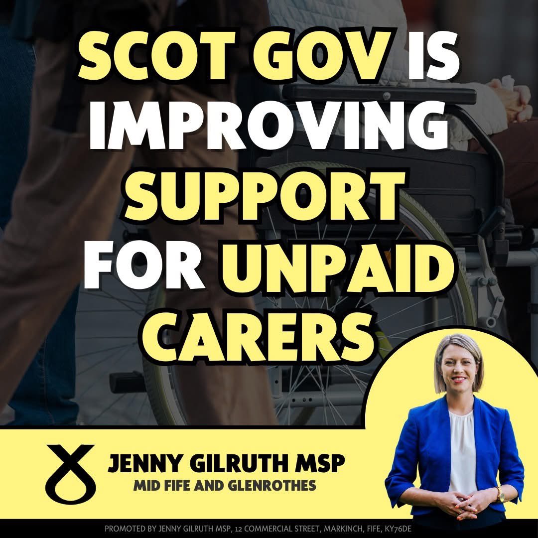 Office Of Jenny Gilruth MSP (@12commercialst) on Twitter photo I welcome news that <a href="/scotgov/">Scottish Government</a> is increasing the earnings limit for the Scottish Carer Support Payment from £151 to £196 a week.
💷 An unpaid carer will be able to earn £45 more a week from paid work after tax & other expenses and still be eligible for the payment. I welcome news that <a href="/scotgov/">Scottish Government</a> is increasing the earnings limit for the Scottish Carer Support Payment from £151 to £196 a week.
💷 An unpaid carer will be able to earn £45 more a week from paid work after tax & other expenses and still be eligible for the payment.