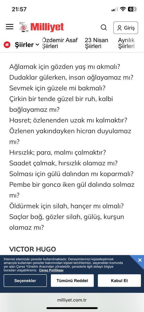 Bu şiiri victor hugonun yazdığına nasıl ikna olabilirim