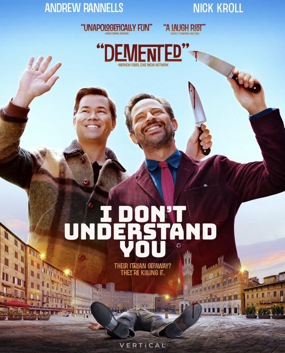 “I Don’t Understand You” hits theaters June 6th!

Cinematography by #LowellMeyer