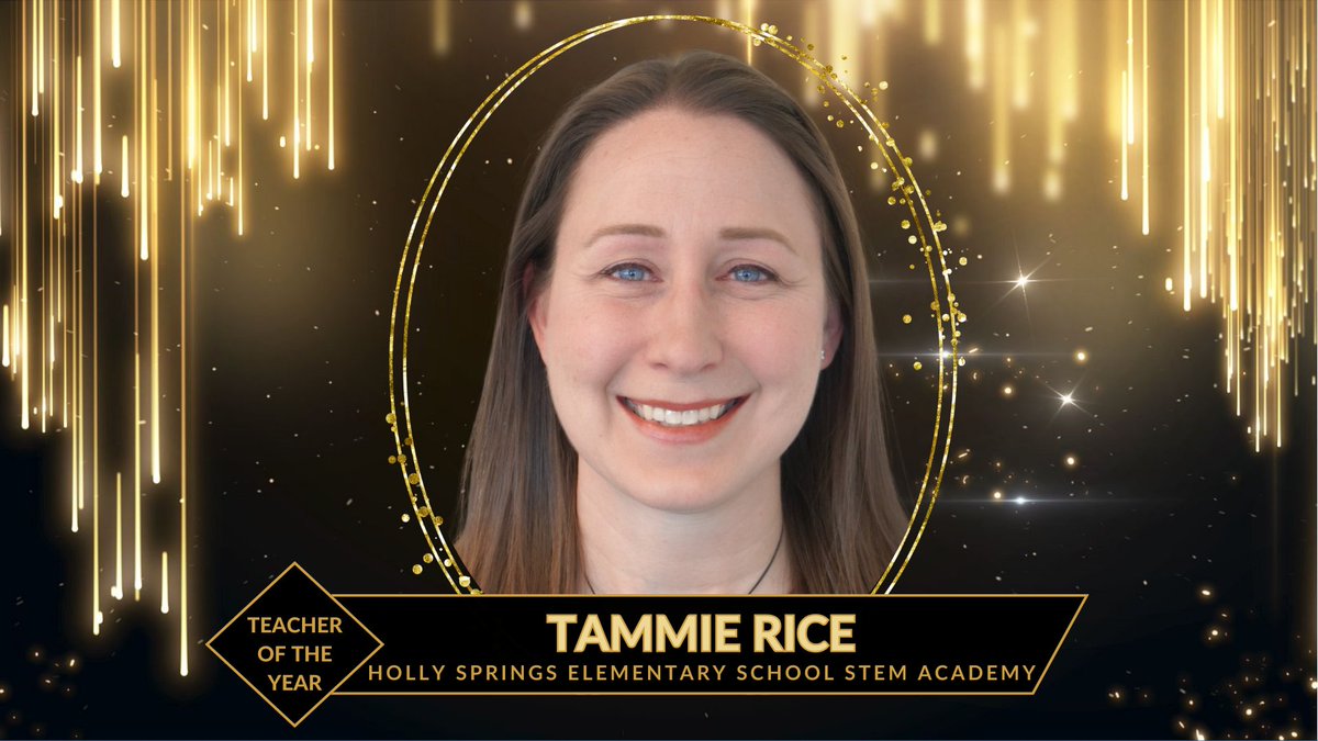 In honor of Teacher Appreciation Month, we’re celebrating a school 2025 Teacher of the Year each day!  Fourth-grade math and science teacher Tammie Rice, a 19-year educator, is the Teacher of the Year for Holly Springs ES STEM Academy!  “Classroom transformations, hands-on