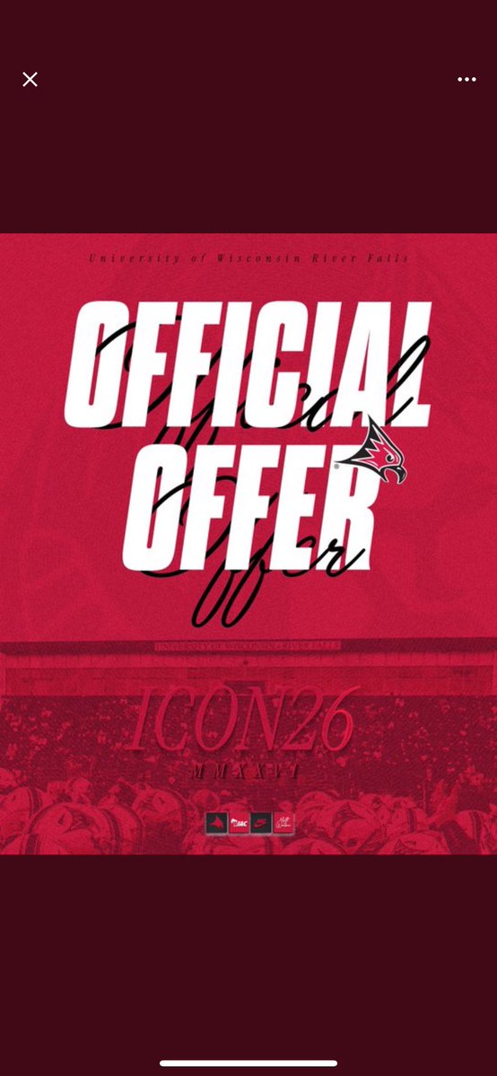 Conner Main OL 2026 (@connermain73) on Twitter photo Another opportunity to continue my academic and playing career <a href="/UWRiverFalls/">UW-River Falls</a>! Can’t wait to visit this summer. Many thanks to <a href="/CoachWalkerRF/">Matt Walker</a> and <a href="/CoachJMath/">Joe Matheson</a> for believing in me. #GoFalcons <a href="/HighlandHawksFB/">Highland Hawks Football</a> <a href="/TylerRosenfield/">Tyler Rosenfield</a> <a href="/gridironarizona/">Gridiron Arizona</a> <a href="/PrepRedzoneAZ/">Prep Redzone Arizona</a> Another opportunity to continue my academic and playing career <a href="/UWRiverFalls/">UW-River Falls</a>! Can’t wait to visit this summer. Many thanks to <a href="/CoachWalkerRF/">Matt Walker</a> and <a href="/CoachJMath/">Joe Matheson</a> for believing in me. #GoFalcons <a href="/HighlandHawksFB/">Highland Hawks Football</a> <a href="/TylerRosenfield/">Tyler Rosenfield</a> <a href="/gridironarizona/">Gridiron Arizona</a> <a href="/PrepRedzoneAZ/">Prep Redzone Arizona</a>
