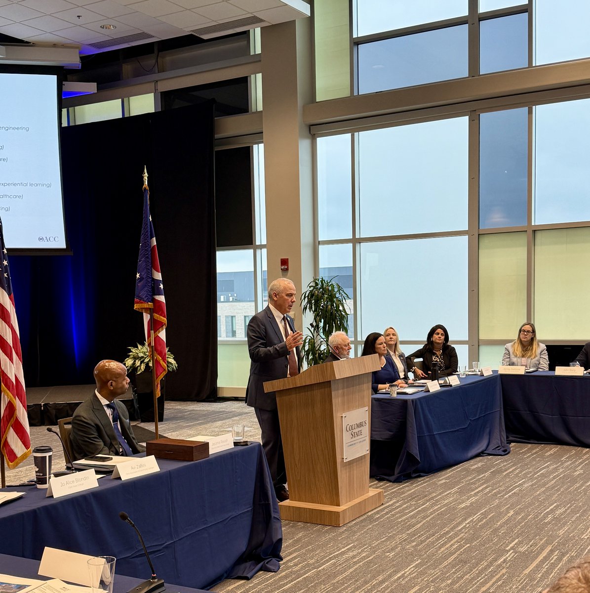 Thank you, Speaker <a href="/matthuffman1/">Speaker Matt Huffman</a> &amp; Chairman Tom Young, for joining today’s OACC Governing Board meeting. We’re grateful for your leadership and support in the House budget proposal and for recognizing the vital role Ohio’s community colleges play in strengthening our workforce.