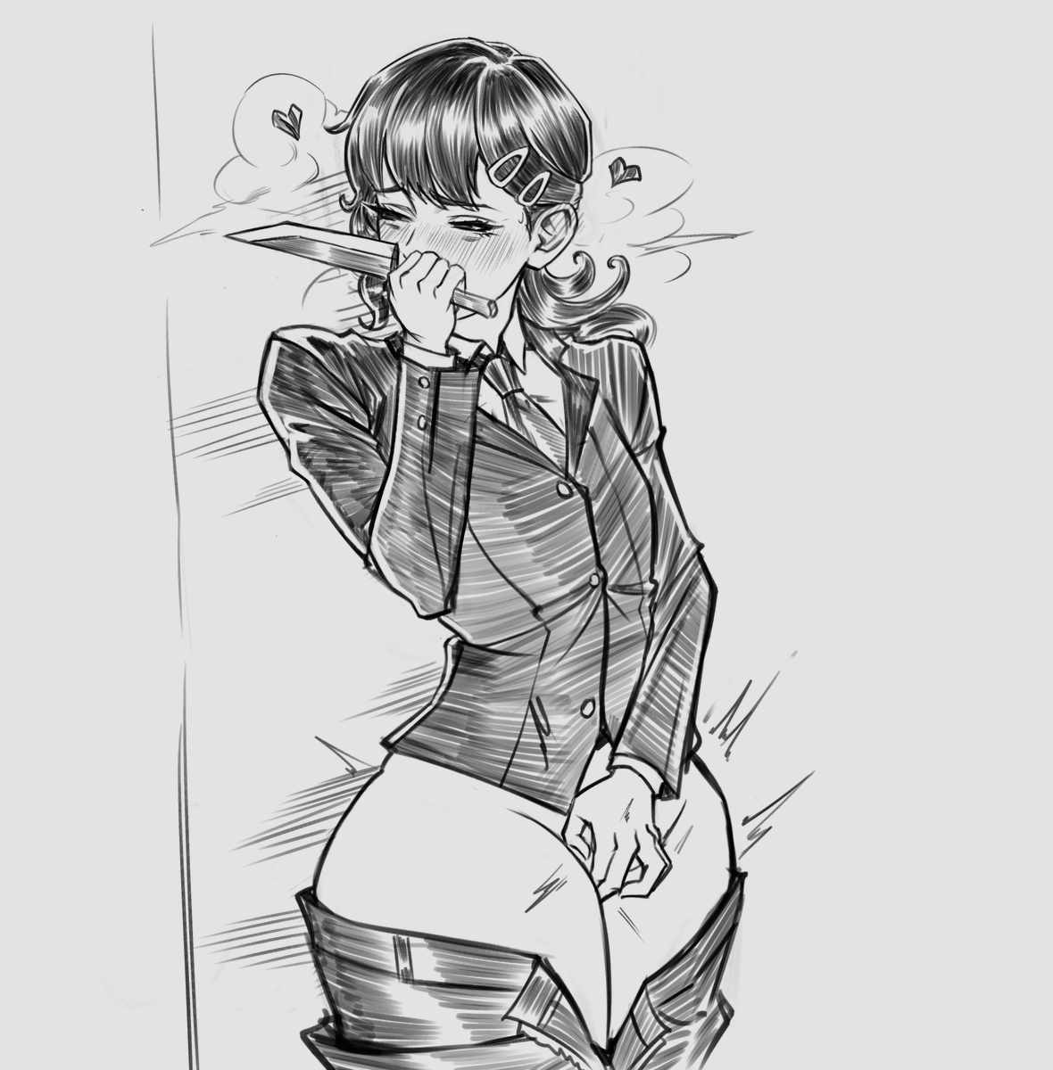 kobeni playing stealthily