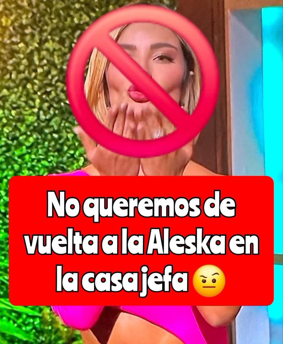 iNaIdI's tweet photo. #nosuitealeska

@LaJefaTLMD @Telemundo @TLMDRealities https://t.co/7encfIStnH