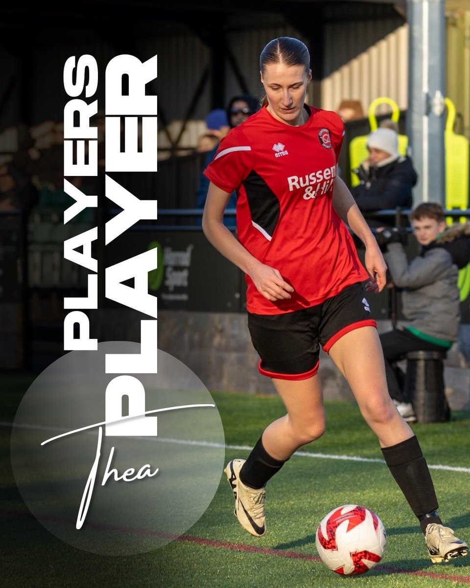 Congratulations to both Barney and Thea for receiving the Players Player of the year award.

Barney, a tremendous captain, gives everything, every game, heart beat of the team.

Thea has over 30 goal contributions and has improved continuously, an excellent season for her!

🔴⚫️