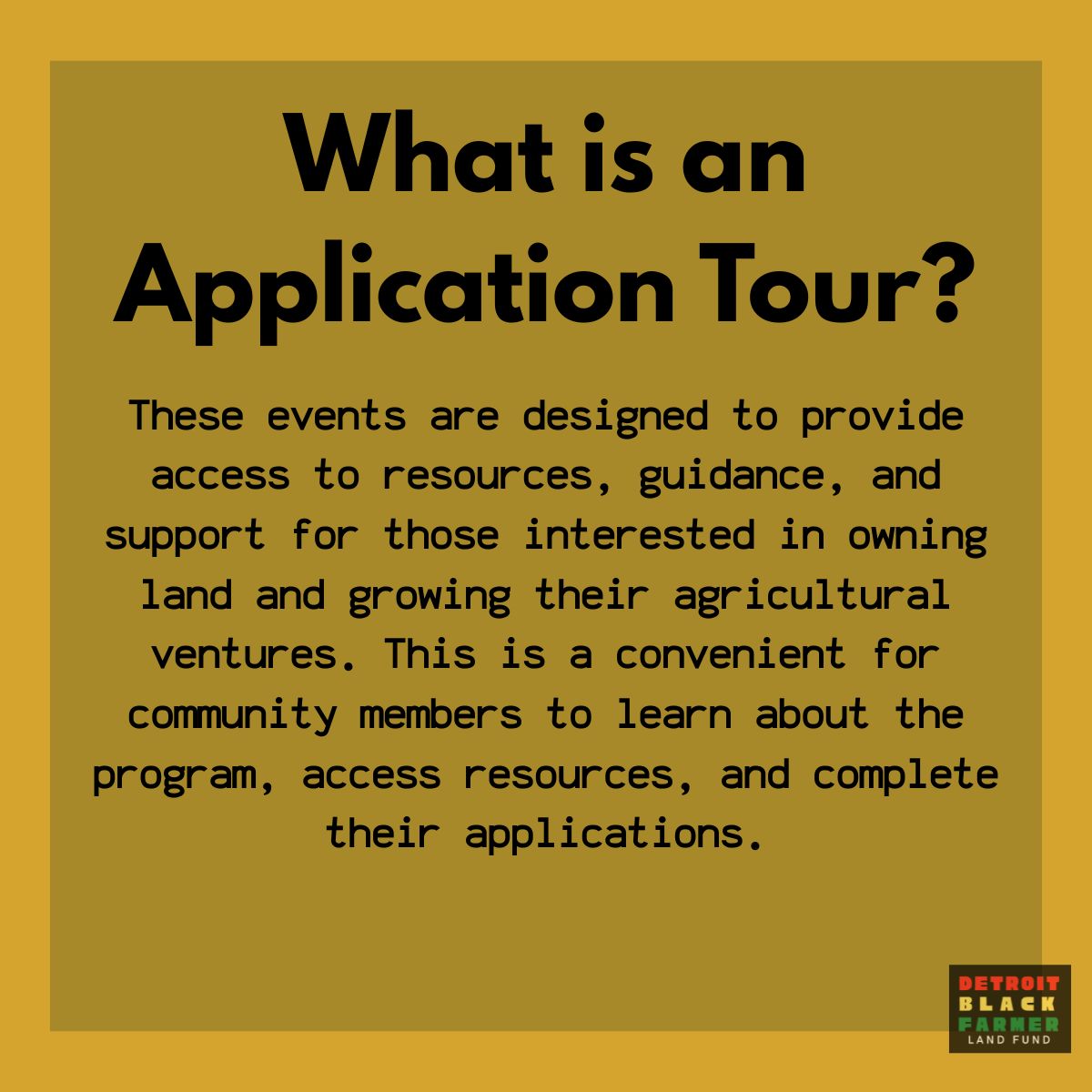 The #detroitpubliclibrary is hosting the Detroit Black Farmer Land Fund  in a series of programs for community members to learn about their application process. The first stop is the Jefferson Branch (12350 Outer Dr. E.) on May 28 from 6 - 7:30 pm

bit.ly/4kha4S0