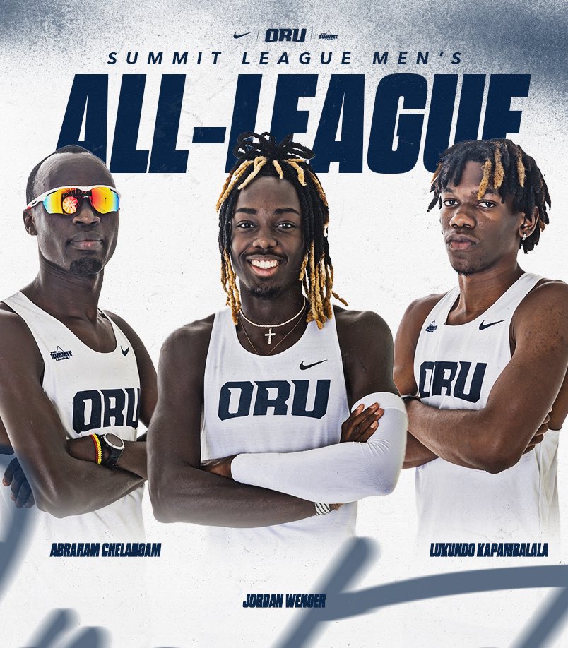 Congrats to Chelangam, Wenger, and Kapambalala on their Summit League All-League recognition 👏

#ORUTrack | #GoldenStandard