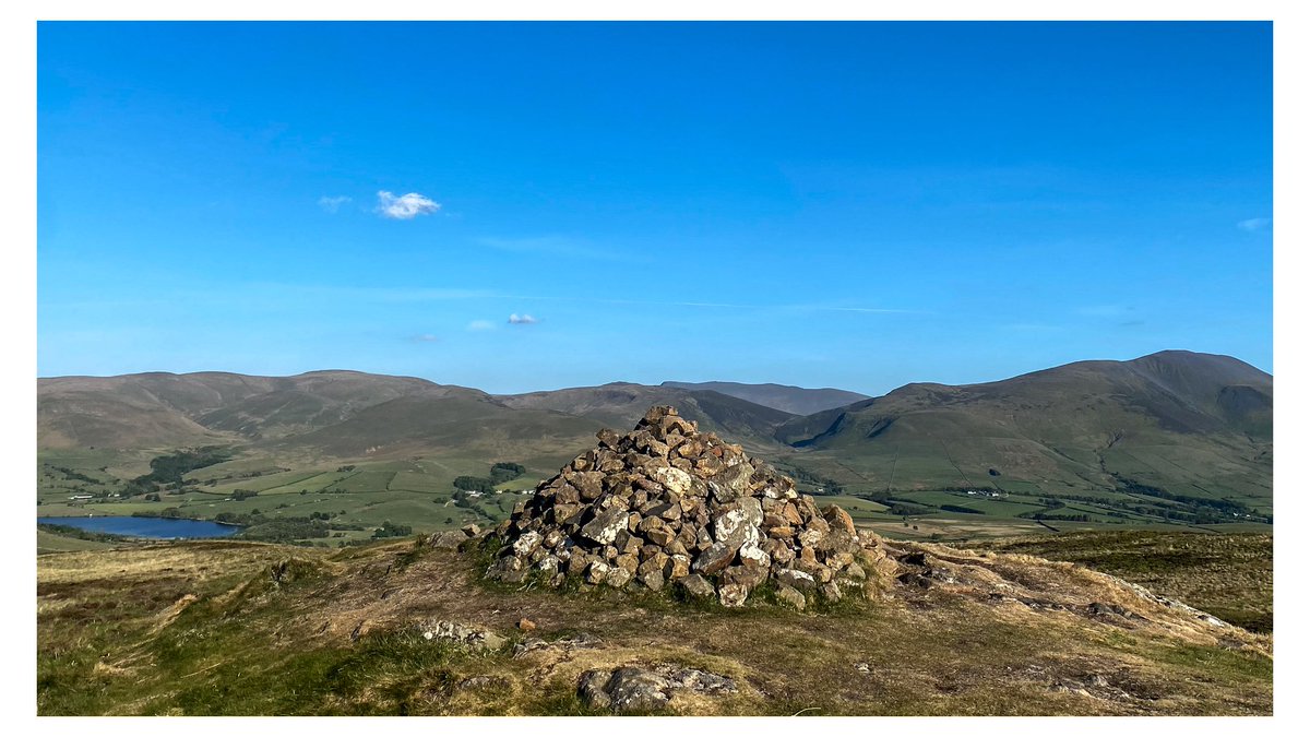 A quick walk up Binsey tonight, such wonderful views for such a little fell
