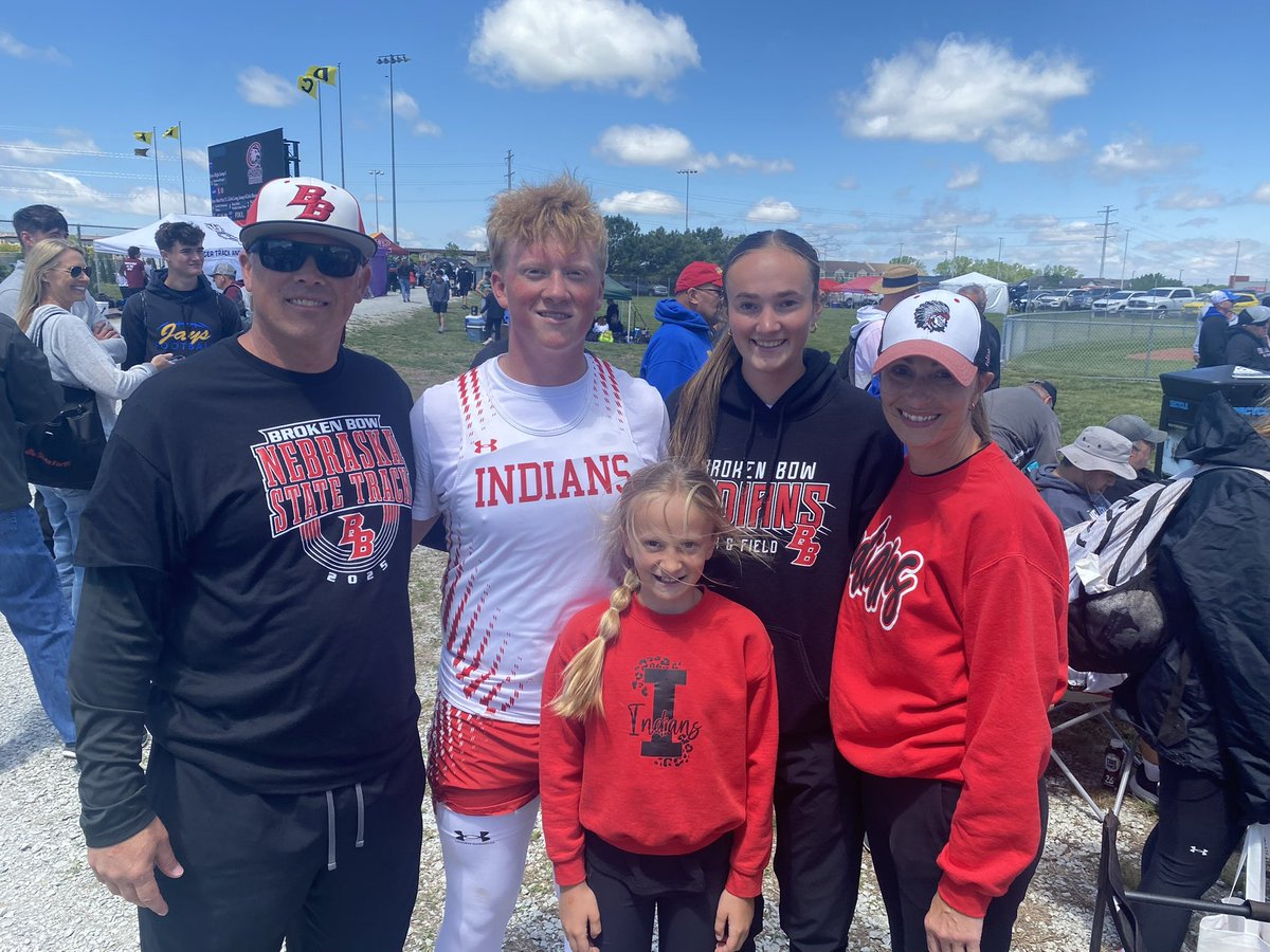 We are so proud of Drew.  Great Sophomore season ending at Burke. 12th place in <a href="/nsaahome/">NSAA</a> class B boys shot put at 48’10.75 <a href="/BBHSINDIANSS/">Broken Bow Indians 🏹</a> #GoBow