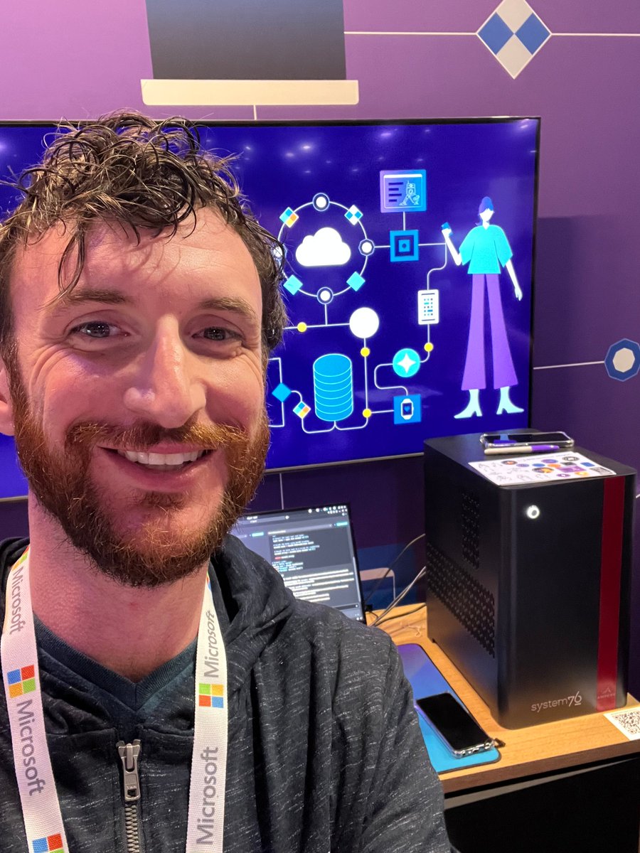 Going to have to ship back this Ampere Altra Max-powered @System76 Thelio Astra machine I got to borrow for #MSBuild soon...was fun running 2 LLMs side-by-side and a Windows VM building with Visual Studio without it breaking a sweat.