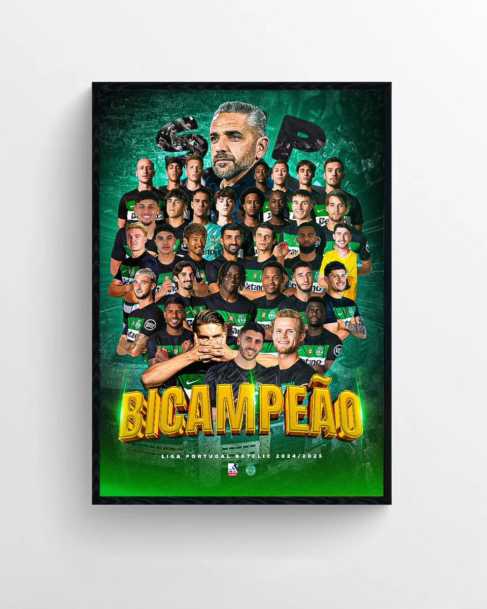 🏆 SPORTING BICAMPEÃO 2023/24 e 2024/25! 💚

Disponível nos formatos A3 e A4! 🖼️ O presente perfeito para qualquer Sportinguista! 💚

📩 Envia mensagem privada e garante já o teu!

#sporting #sportingcampeão #sportingcp #sportingbicampeão #sportingclubedeportugal #gyokeres