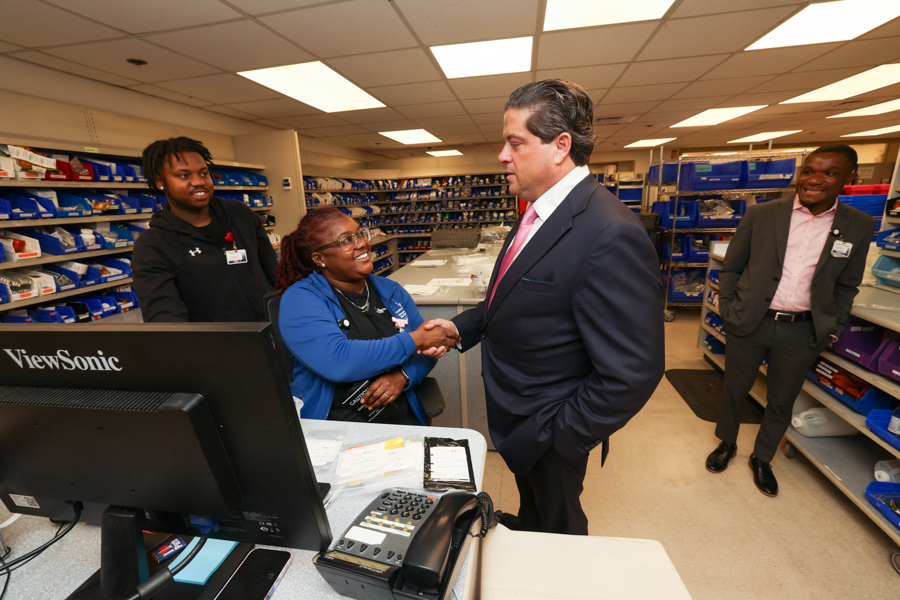 Newark Beth Israel Medical Center (@newark_beth) on Twitter photo We welcomed Mark E. Manigan, <a href="/RWJBarnabas/">RWJBarnabas</a> Health President & CEO visited our @newark_Beth Israel & Children's Hospital of New Jersey #pediatriccancer #PICU #maternity #cardiaccare #surgicalservices #pharmacy #materialsmanagement teams
#LetsBeHealthyTogether
#HealthcareLeadership We welcomed Mark E. Manigan, <a href="/RWJBarnabas/">RWJBarnabas</a> Health President & CEO visited our @newark_Beth Israel & Children's Hospital of New Jersey #pediatriccancer #PICU #maternity #cardiaccare #surgicalservices #pharmacy #materialsmanagement teams
#LetsBeHealthyTogether
#HealthcareLeadership