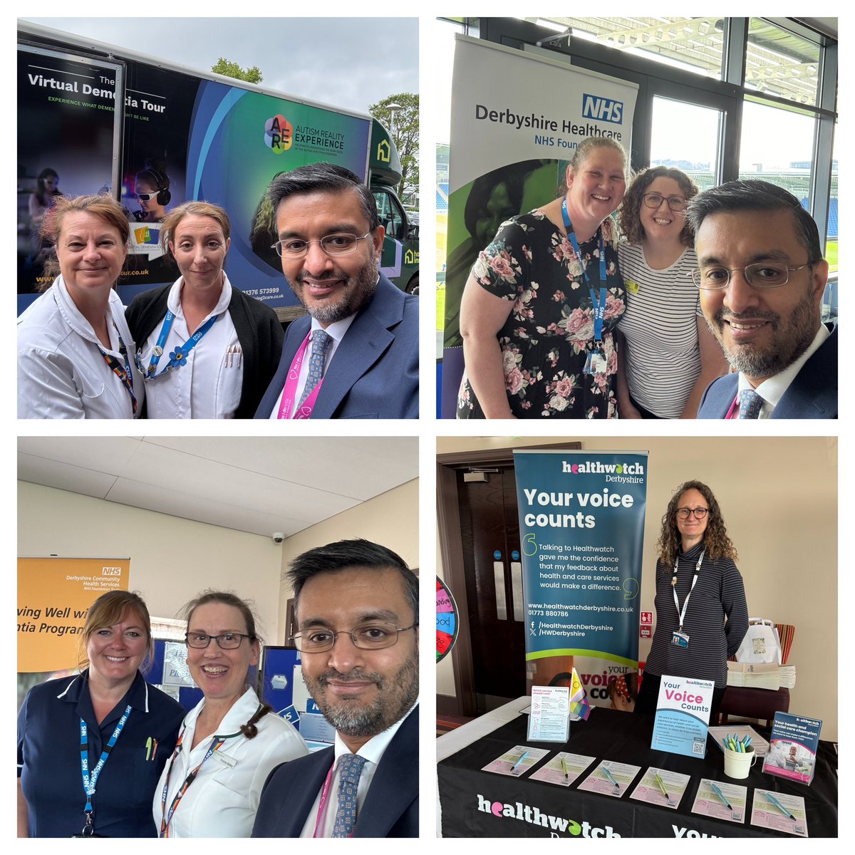 Mahmud Nawaz (@mahmudnawaz) on Twitter photo Great to drop in to the #Chesterfield #dementia day part of #DementiaActionWeek
Lovely to chat to <a href="/royalhospital/">Chesterfield Royal Hospital NHS FT</a> lead <a href="/GlynWildman/">Glyn Wildman</a> & see our <a href="/JoinedUpCare/">Joined Up Care Derbyshire</a> partners too
Highlight was the sensory experience on the dementia bus - so impactful Great to drop in to the #Chesterfield #dementia day part of #DementiaActionWeek
Lovely to chat to <a href="/royalhospital/">Chesterfield Royal Hospital NHS FT</a> lead <a href="/GlynWildman/">Glyn Wildman</a> & see our <a href="/JoinedUpCare/">Joined Up Care Derbyshire</a> partners too
Highlight was the sensory experience on the dementia bus - so impactful