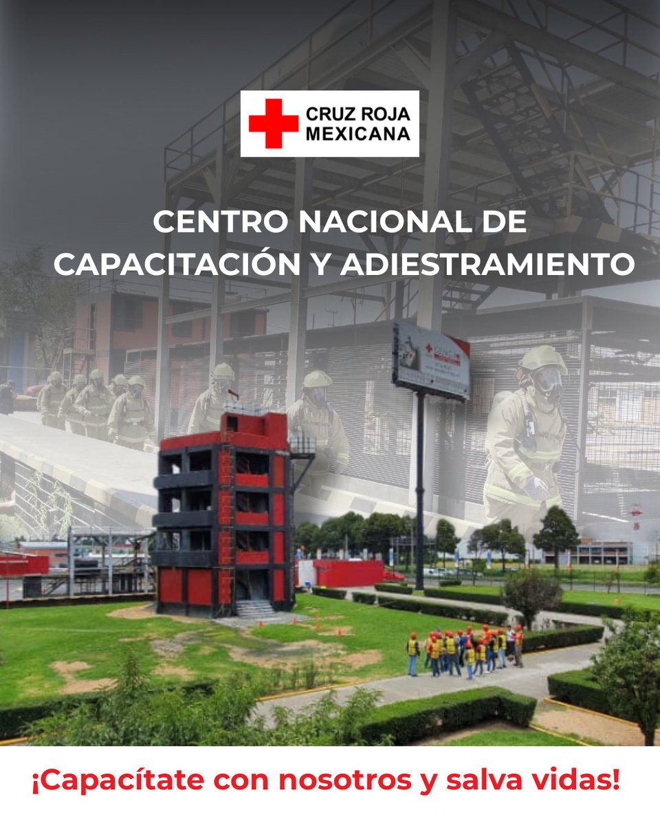 CruzRoja_MX's tweet photo. 🏥🔴 ¿Sabías que las empresas también pueden prepararse para salvar vidas?

En el #CENCAD (Centro Nacional de Capacitación y Adiestramiento) brindamos formación especializada en primeros auxilios, prevención de riesgos y respuesta ante emergencias.

👷‍♀️👨‍💼 Más información por DM https://t.co/r9X3L1GubJ