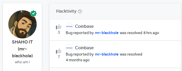 sh4ho_it's tweet photo. new coinbase bug @Hacker0x01 @coinbase @coinbase 
#BugBounty #hackerone #cybersecurite https://t.co/abVCrb3fvu