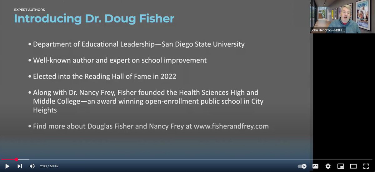 Corwin (@corwinpress) on Twitter photo Our recent webinar with <a href="/pdkintl/">PDK International</a> and <a href="/DFISHERSDSU/">Douglas Fisher</a> was packed with valuable insights. If you missed it, don't worry! You can still catch the recording and gain actionable strategies to enhance your teaching practices. Watch now: ow.ly/ZpmH50VVlEU
#k12 #education Our recent webinar with <a href="/pdkintl/">PDK International</a> and <a href="/DFISHERSDSU/">Douglas Fisher</a> was packed with valuable insights. If you missed it, don't worry! You can still catch the recording and gain actionable strategies to enhance your teaching practices. Watch now: ow.ly/ZpmH50VVlEU
#k12 #education